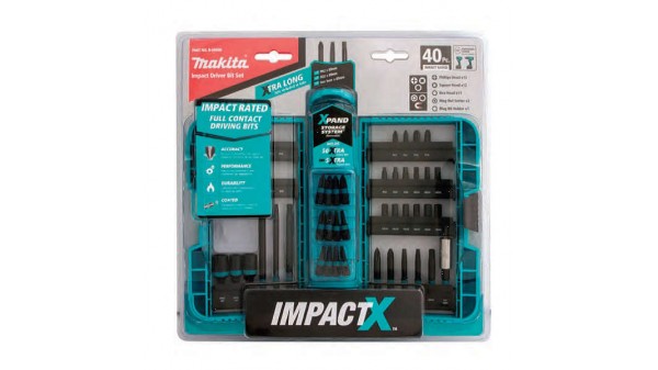 Makita B 69490 40 Piece Impact X Impact Driver Bit Set